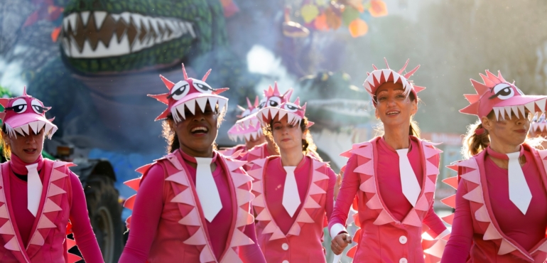 Ragazze travestite al Carnevale di Muggia